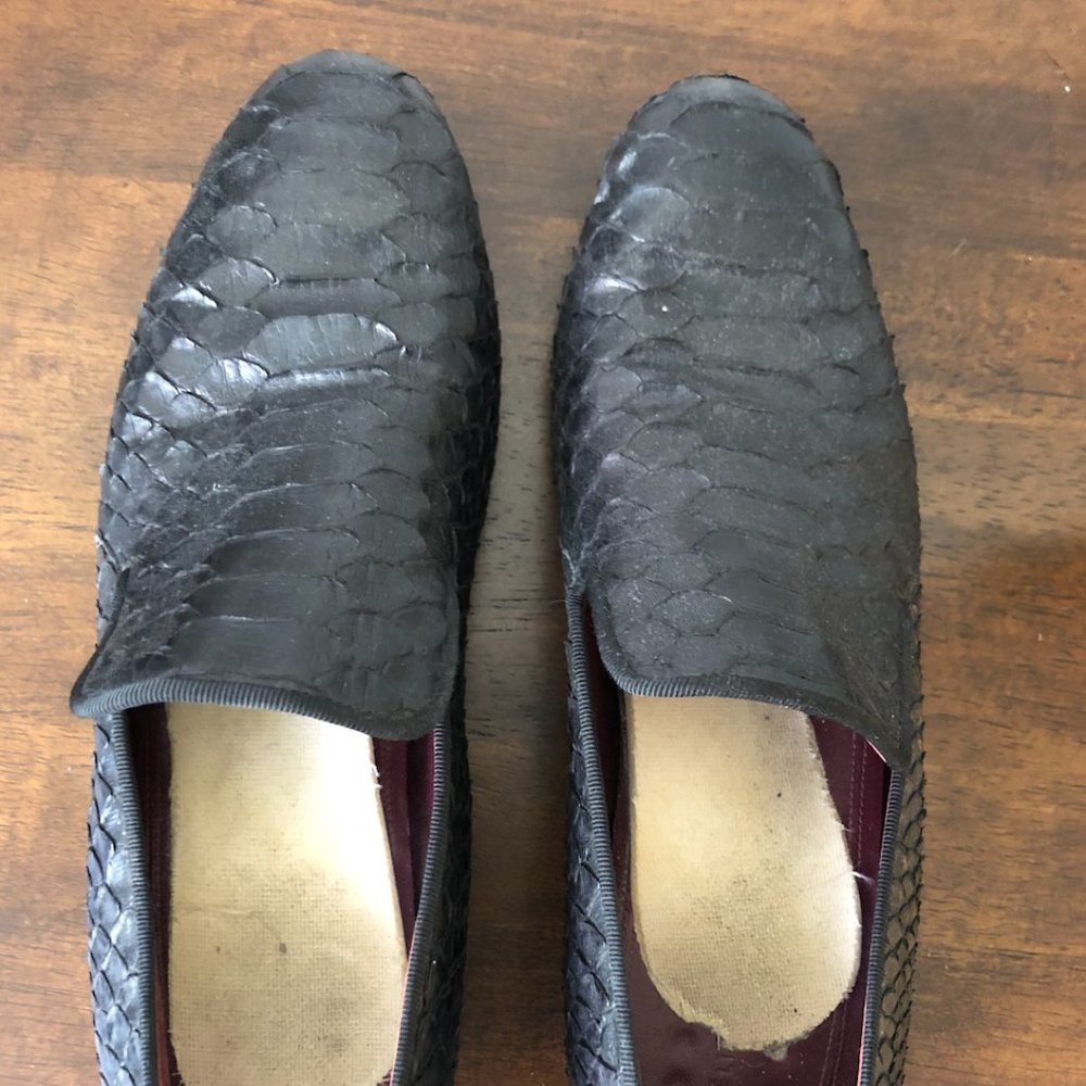 Celine-Python Round-Toe Loafers 37.5 - image 6